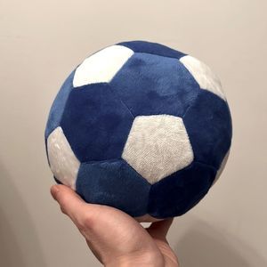 Plush Soccer Ball Toy/Pillow, Medium - 19cm/7.5” Diameter